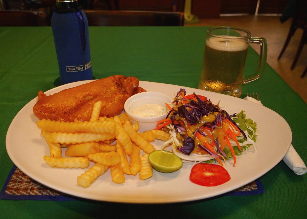 Irish Clock Fish and Chips.JPG