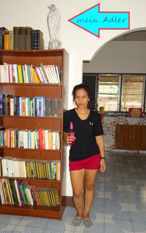 P June wirh bookshelf 2.JPG